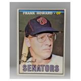 1967 Topps Frank Howard ROY 255 Surface/Edge/Stain