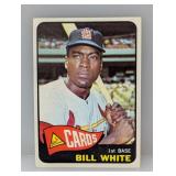 1965 Topps Baseball Bill White 190 Corners