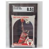1990-91 NBA Hoops #65 Michael Jordan SGC 8.5