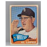 1965 Topps Baseball Al Lopez HOF 414 Corners/Edges