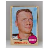 1968 Topps Baseball Jim Bunning HOF 215