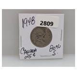 1948 80% Silv Canada Quarter