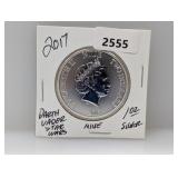 2017 1oz .999 Silv Darth Vader NIUE