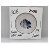 2018 1oz .999 Silv Iron Man Tuvalu