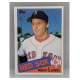 1985 Topps Roger Clemens RC #181 Edge