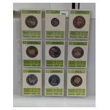 Page of Franklin Mint Medallions