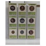 Page of Franklin Mint Medallions