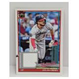 2026 Dylan Crews Topps 1991 Version Jersey Crease