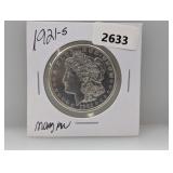 1921-S 90% Silv Morgan $1 Dollar