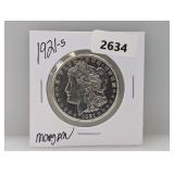 1921-S 90% Silv Morgan $1 Dollar