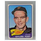 1965 Topps Gaylord Perry HOF Corners/Crease/Indent