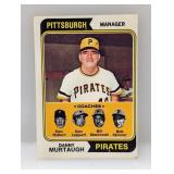 1974 Topps Murtaugh Mazeroski HOF DMG