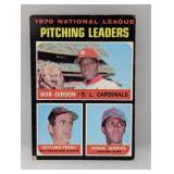 1970 Topps Checklist Gibson Perry Jenkins Damaged