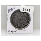 1881-S 90% Silv Morgan $1 Dollar