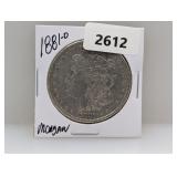 1881-O 90% Silv Morgan $1 Dollar