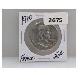 1950 90% Silv Franklin Half $1 Dollar