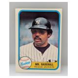 1981 Fleer Reggie Jackson #650 Edges