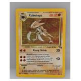 Pokï¿½mon 1999 Kabutops Holo 9 *DMG