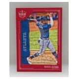 2021 Donruss DK Red Framed SP #71 Marcell Ozuna