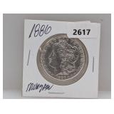 1886 90% Silv Morgan $1 Dollar