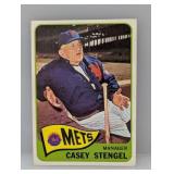 1965 Topps Casey Stengel HOF 187 Corners/Indents