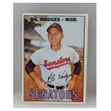 1967 Topps GIL HODGES HOF 228 Surface/Edges