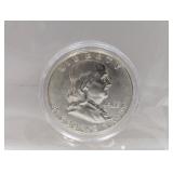 1963 90% Silv Franklin Half $1 Dollar