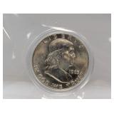 1963-D 90% Silv Franklin Half $1 Dollar