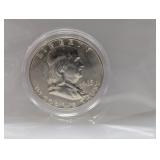 1963-D 90% Silv Franklin Half $1 Dollar