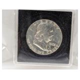 1963-D 90% Silv Franklin Half $1 Dollar