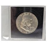 1963-D 90% Silv Franklin Half $1 Dollar