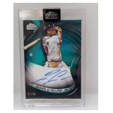2022 Topps Ch Black Acuna Jr Green Ref Auto /99