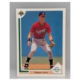 1991 Upper Deck Top Prospect Chipper Jones RC #55