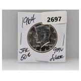 1964 90% Silv JFK Half $1 Dollar