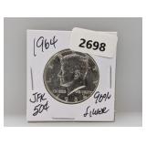 1964 90% Silv JFK Half $1 Dollar