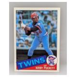 1985 Topps Kirby Puckett #536 (RC) Twins Edges