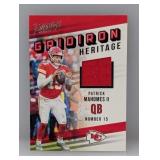 2019 Prestige Patrick Mahomes Game Used Indents