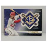 2018 Bryce Harper Topps Update Robinson Comm Patch