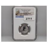 NGC 2018-S PF70 Rev PF Block Isl Quarter