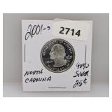 2001-S 90% Silv NC Quarter