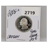 2005-S 90% Silv OR Quarter