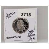 2005-S  90% Silv MI Quarter