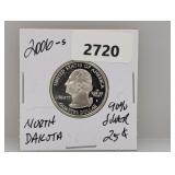 2006-S 90% Silv ND Quarter