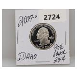 2007-S 90% Silv ID Quarter