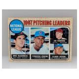 1968 Topps LEADERS FERGUSON JENKINS/JIM BUNNING 9