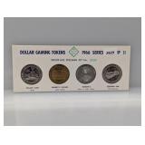 (4) 1966 PF Like Specimen Dollar Gaming Tokens