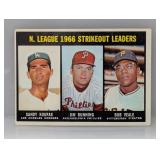 1967 Topps Koufax Bunning Veale #238 Damage