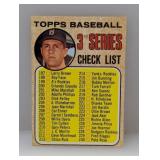 1968 Topps Carl Yastrzemski Checklist Unchecked