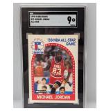1989-90 NBA Hoops All-Star 21 Michael Jordan SGC 9
