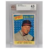 1958 Topps All Star Selection Stan Musial BGS 4.5